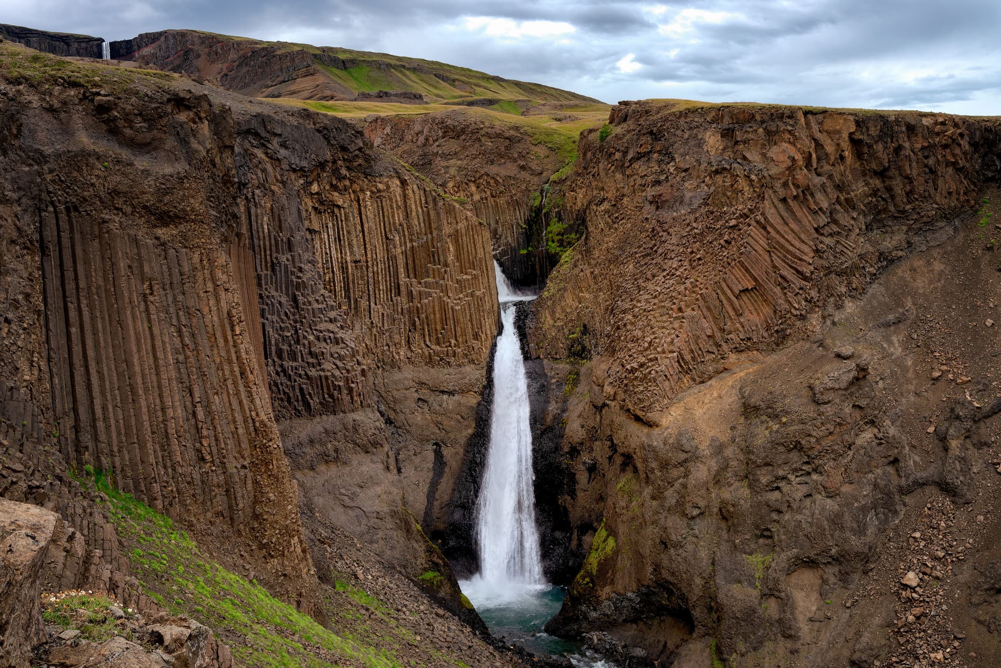 Litlanesfoss Waterfall