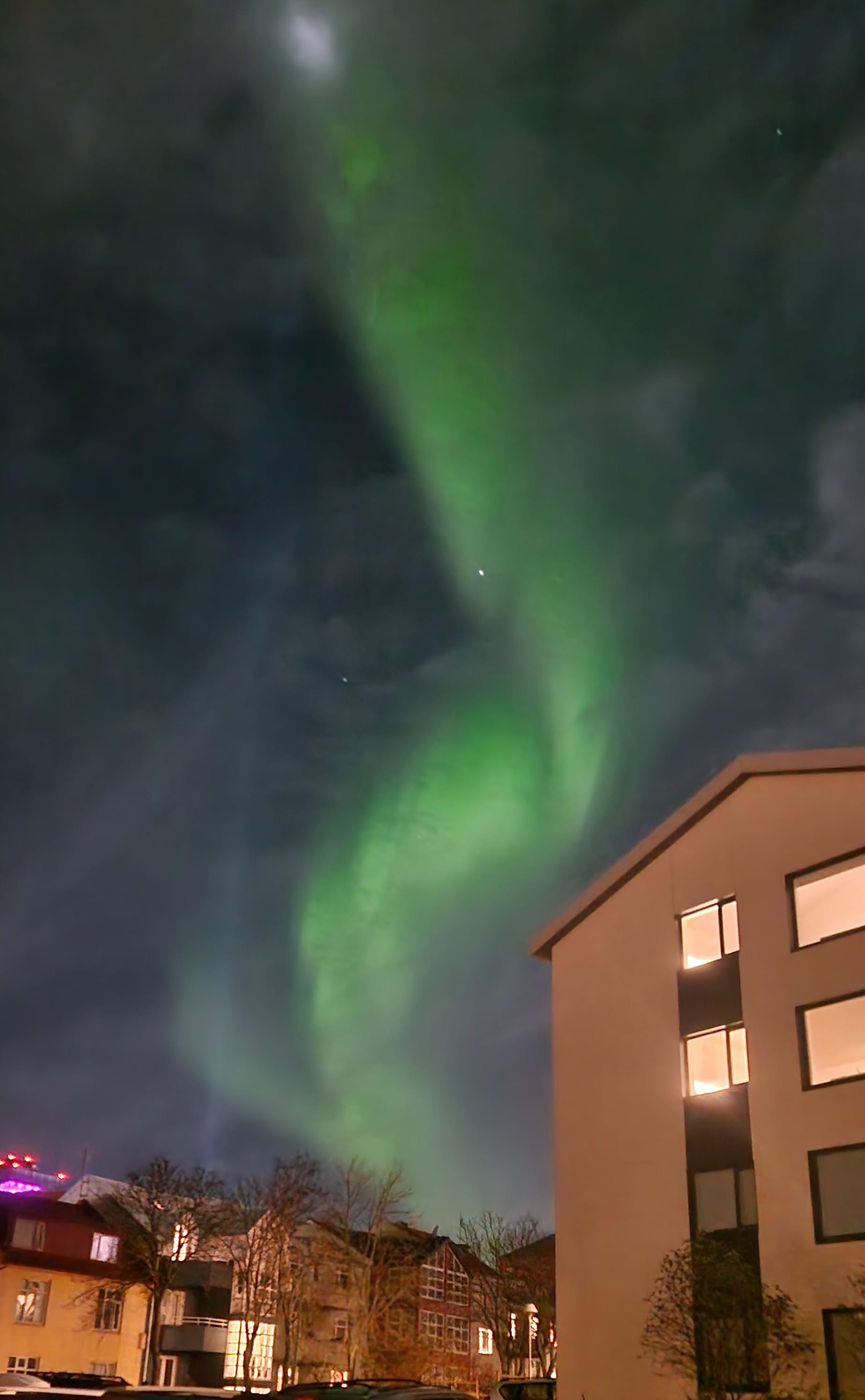 Northern Lights over Reykjavík
